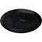 Ekena Millwork Leandros Ceiling Medallion (Fits Canopies up to 6 3/8"), Hand-Painted Jet Black, 19 7/8"OD x 1 1/4"P CM22LNBLF - alternate 4